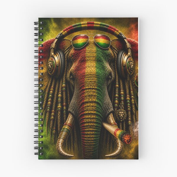 Item preview, RASTA ELEPHANT  designed and sold by johnnyssandart.