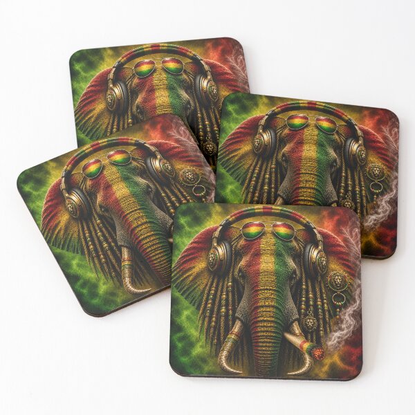 Item preview, RASTA ELEPHANT  designed and sold by johnnyssandart.