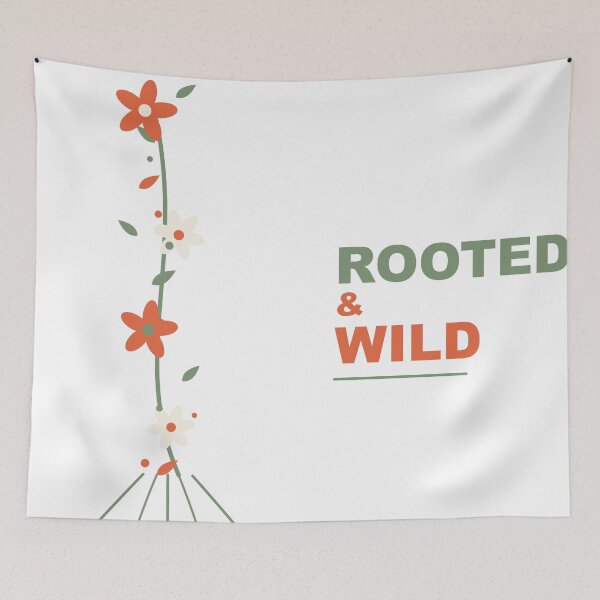 Item preview, Rooted And Wild Vine Spray Botanical Nature Design designed and sold by Mega-Shopping.