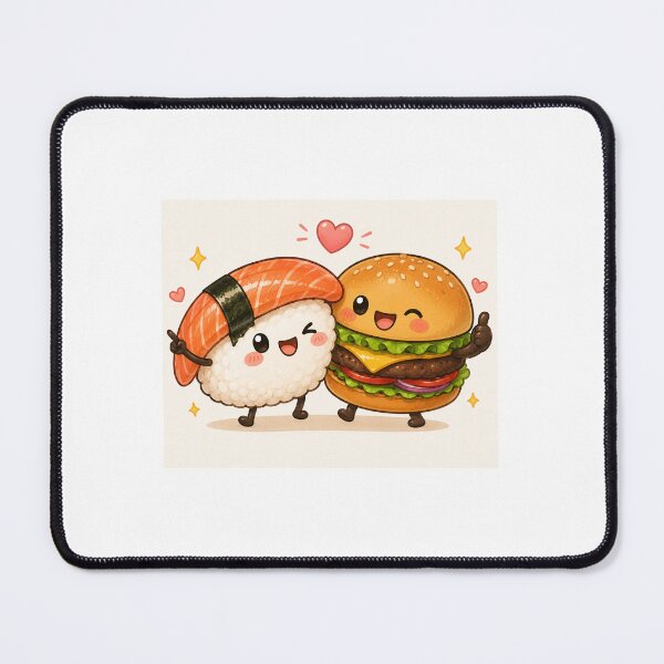 Item preview, Cute Sushi Burger Best Friends designed and sold by オルフェドリーム.