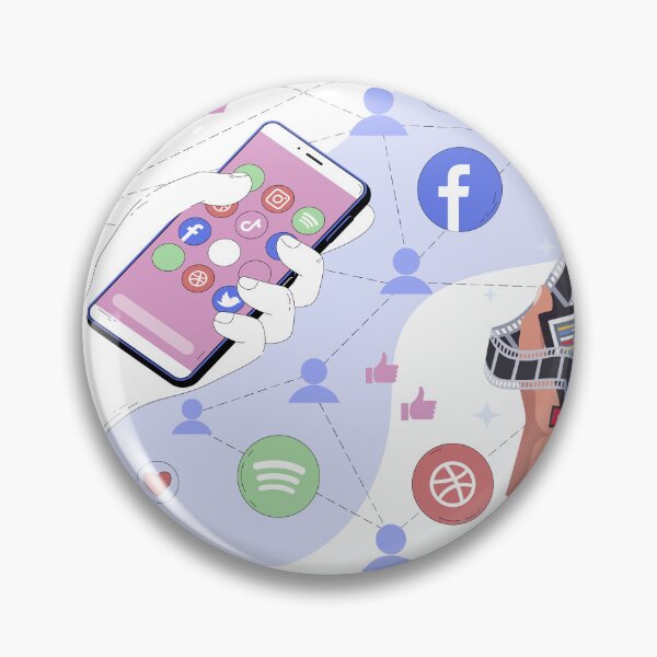 Artikelvorschau, Illustrationen zu Social-Media-Marketing und Videobearbeitung | Künstlerische Gestaltung digitaler Inhalte entworfen und verkauft von Jacky Fashion.