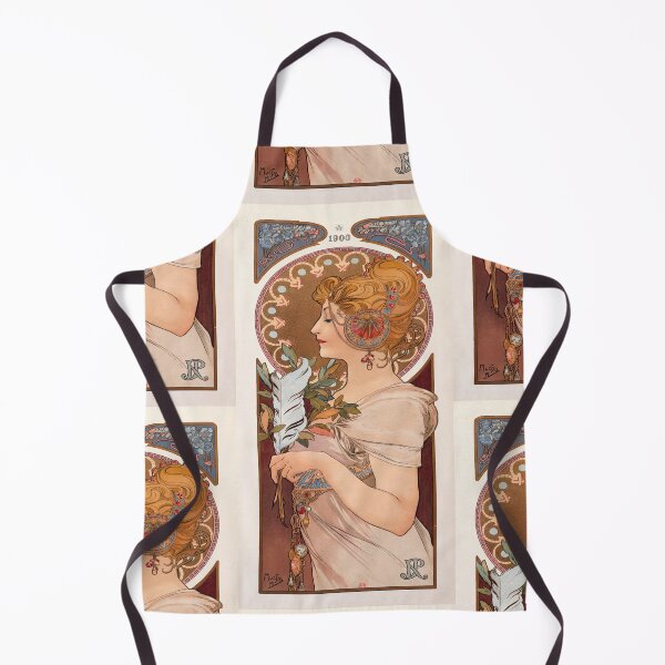 Item preview, Nouveau Woman Holding White Feather designed and sold by artofuniverse.