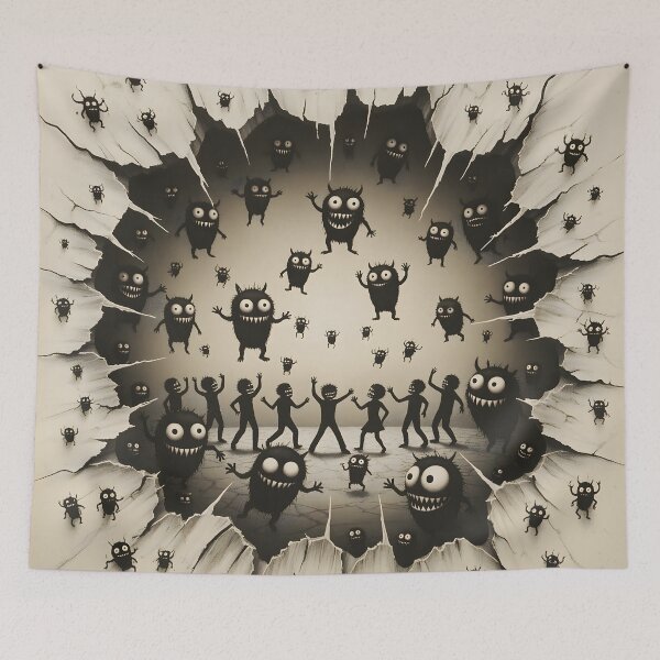 Item preview, Party Monsters designed and sold by videodroom.