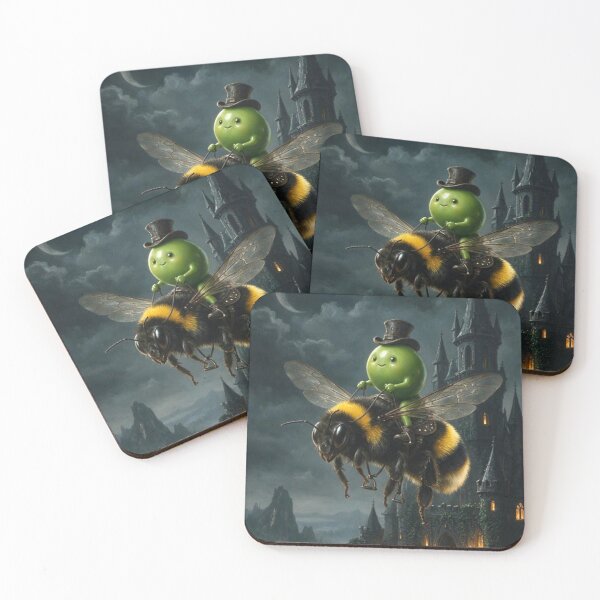 Item preview, Gothic Pea on a Bee designed and sold by Pinkgnomie.