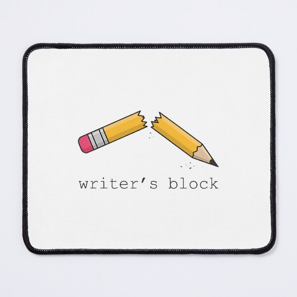 Item preview, WRITER'S BLOCK - Broken Pencil designed and sold by Zazz Lee.