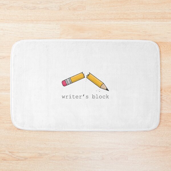Item preview, WRITER'S BLOCK - Broken Pencil designed and sold by Zazz Lee.