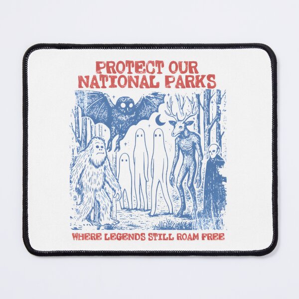 Item preview, Vintage Cryptid National Parks designed and sold by PearlArtss.