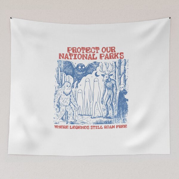 Item preview, Vintage Cryptid National Parks designed and sold by PearlArtss.