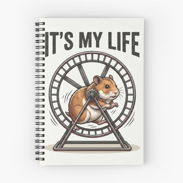Item preview, It's My Life - Funny Hamster Wheel Life Crisis Graphic designed and sold by BoldConcept43.