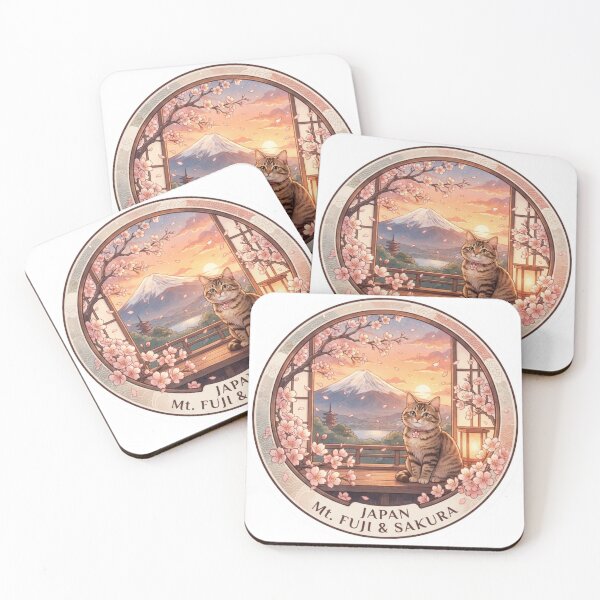 Item preview, Mugi's Spring Window: Mt. Fuji & Sakura designed and sold by Cocotaka5.