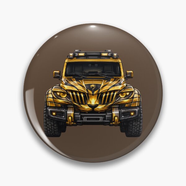 Item preview, BV-JLG — Lion Gold Adventure SUV — Front View designed and sold by BROHLine Studio.