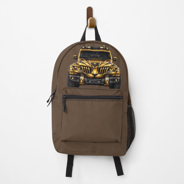 Aperçu de l'œuvre BV-JLG — SUV Lion Gold Adventure — Vue de face créée et vendue par BROHLine Studio.