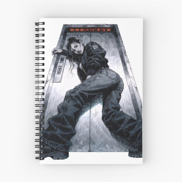 Item preview, Woman leaning on metal elevator as transparent PNG designed and sold by Creative88Art.