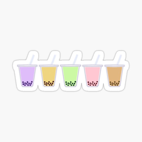 Vista previa del artículo con la obra «Té de leche Tapiocas», diseñado y vendido por em designs.