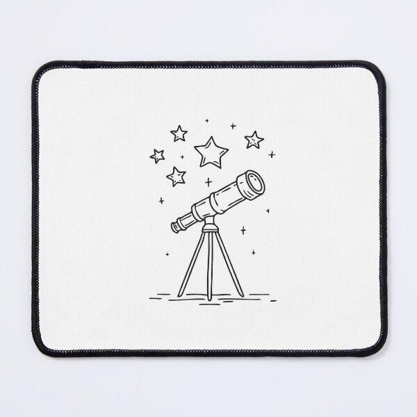 Item preview, A telescope aimed at star drawings on the ceiling designed and sold by rasagamastore.