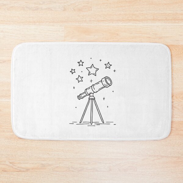 Item preview, A telescope aimed at star drawings on the ceiling designed and sold by rasagamastore.