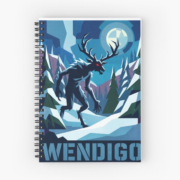Item preview, Wendigo Cryptid Pop Art Horror Poster designed and sold by redsharkuk.