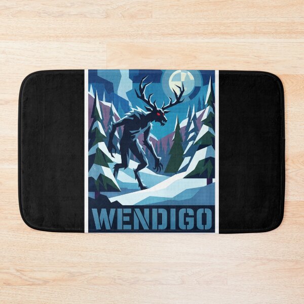 Item preview, Wendigo Cryptid Pop Art Horror Poster designed and sold by redsharkuk.