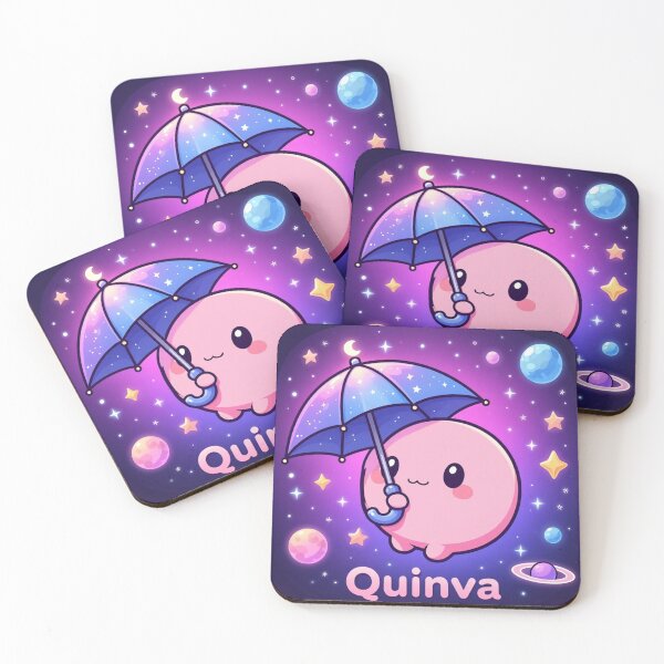 Item preview, Galaxy Quinva Cute Pink Character Space Sticker designed and sold by Xenovita.