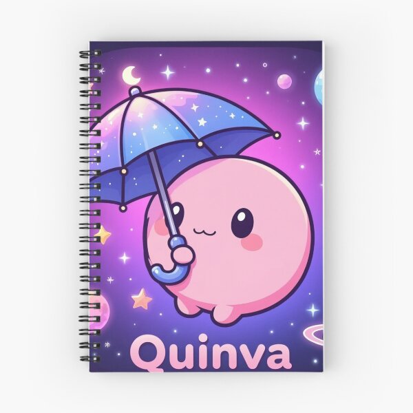 Item preview, Galaxy Quinva Cute Pink Character Space Sticker designed and sold by Xenovita.