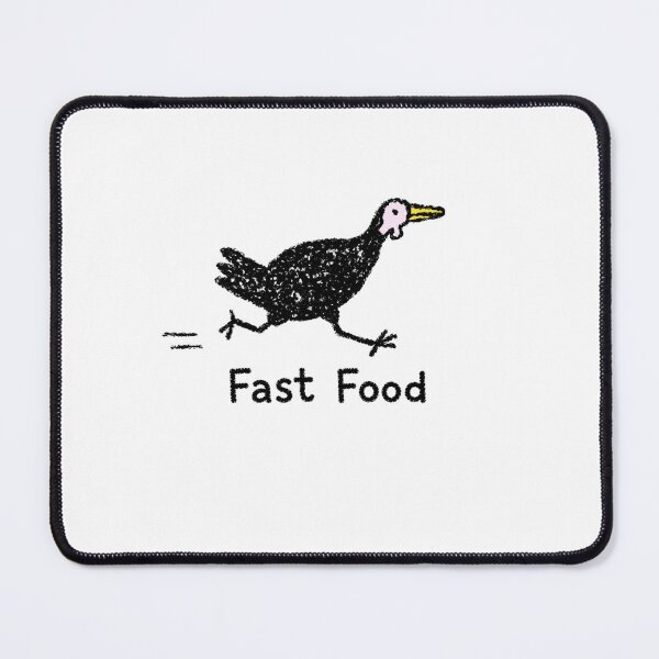 Item preview, Fast Food Running Turkey | Funny Thanksgiving Turkey Cartoon designed and sold by Ramona-Gliga.