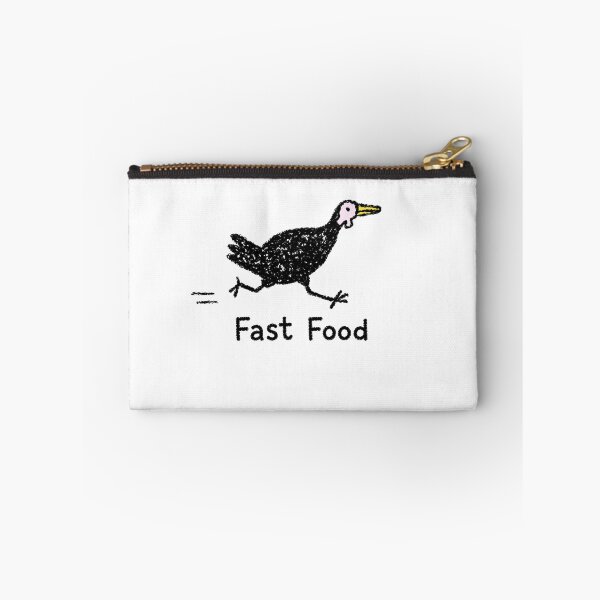 Item preview, Fast Food Running Turkey | Funny Thanksgiving Turkey Cartoon designed and sold by Ramona-Gliga.