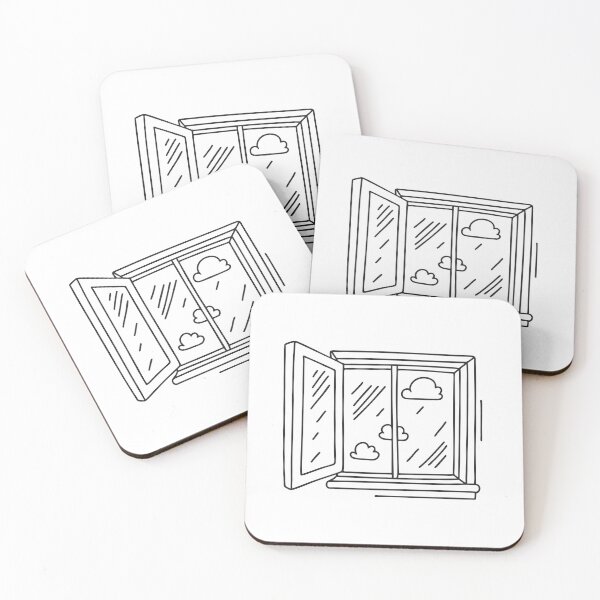 Item preview, A window partially lifted upward designed and sold by rasagamastore.