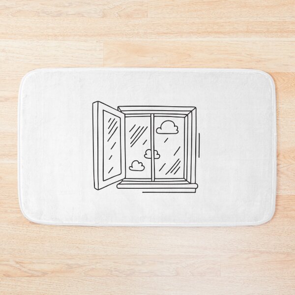 Item preview, Una ventana se levantó parcialmente. designed and sold by rasagamastore.