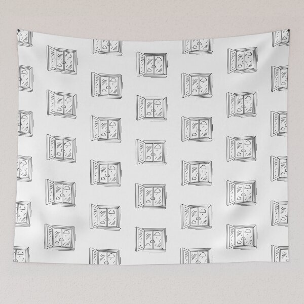 Item preview, A window partially lifted upward designed and sold by rasagamastore.