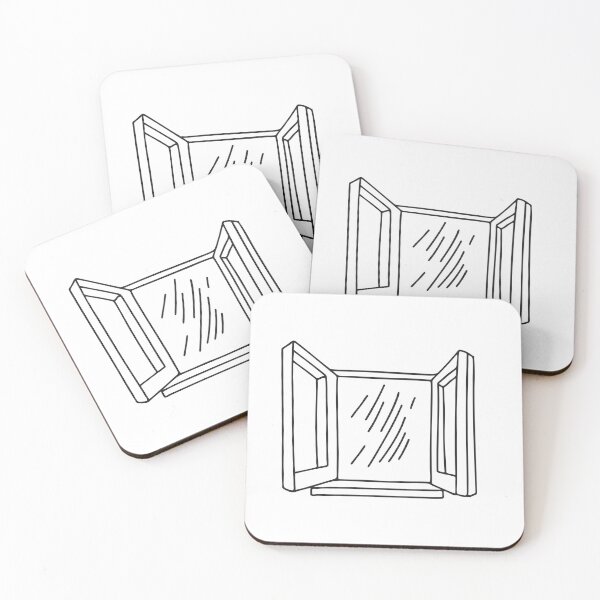 Item preview, A window halfway opened upwards designed and sold by rasagamastore.