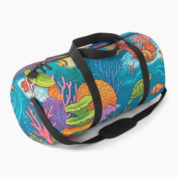 Item preview, Colorful Tropical Coral Reef Seamless Pattern | Ocean Life Underwater Marine Floral Design designed and sold by lavanya11.