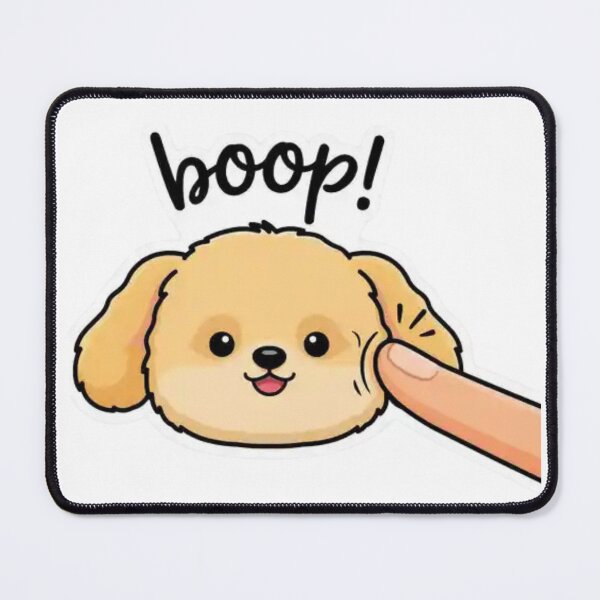 Item preview, Cute Boop Puppy Cartoon – Adorable Kawaii Dog Nose Boop Funny Pet Lover Illustration for Dog Moms and Animal Fans designed and sold by Charonde.