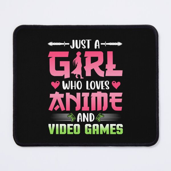 Item preview, Just A Girl Who Loves Anime & Video Games designed and sold by bella-rosa87.