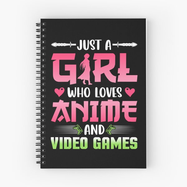 Item preview, Just A Girl Who Loves Anime & Video Games designed and sold by bella-rosa87.
