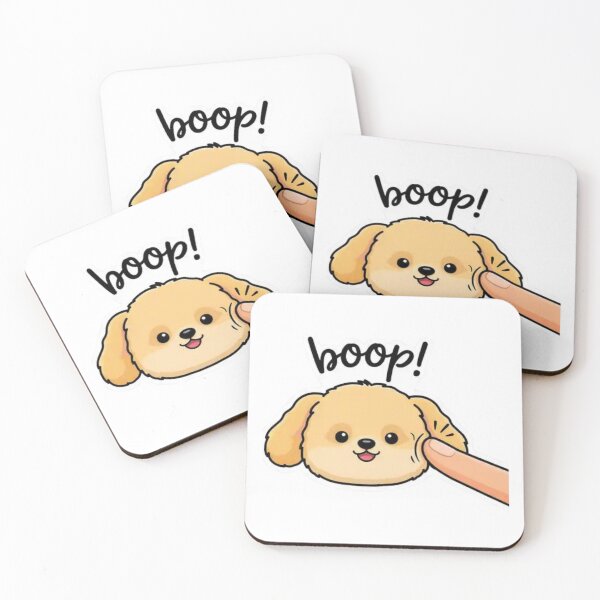 Item preview, Cute Boop Puppy Cartoon – Adorable Kawaii Dog Nose Boop Funny Pet Lover Illustration for Dog Moms and Animal Fans designed and sold by Charonde.