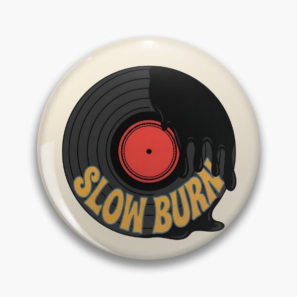 Item preview, SLOW BURN - Melting Vinyl Record Retro designed and sold by Zazz Lee.