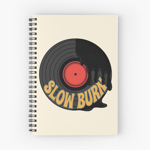 Item preview, SLOW BURN - Melting Vinyl Record Retro designed and sold by Zazz Lee.