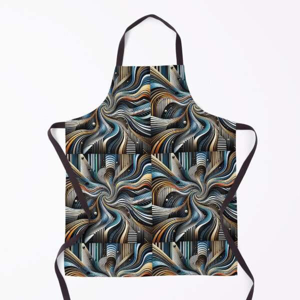 Item preview, Flowing Dimensions: A Symphony of Stripes and Motion designed and sold by Artisan Finds Online.