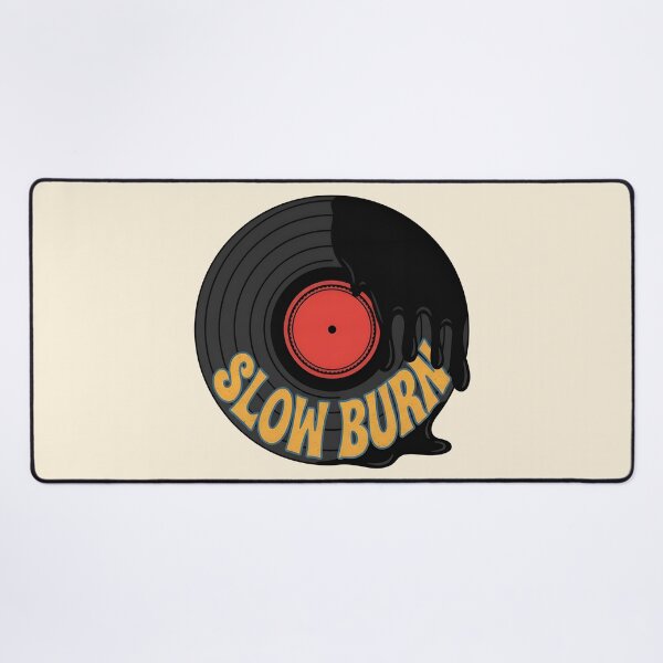 Item preview, SLOW BURN - Melting Vinyl Record Retro designed and sold by Zazz Lee.
