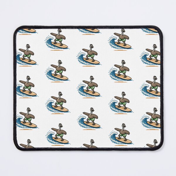 Item preview, Cute Pixel Art Surfing Emu - Retro 8-Bit Wildlife Design designed and sold by SLGA-Designs.