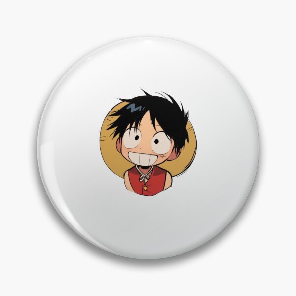 Item preview, Smiling Rubber Captain Big Eyes Face Chibi designed and sold by Deviantfant.