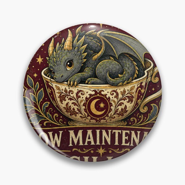 Item preview, Low Maintenance, High Lore designed and sold by Peak Pop Studio..
