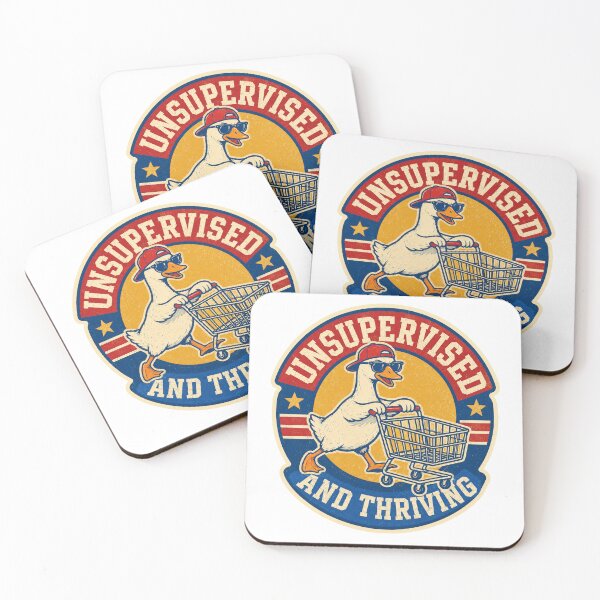 Item preview, Unsupervised and Thriving designed and sold by Peak Pop Designs | Funny Gifts, Cozy Art & Cute Animals .