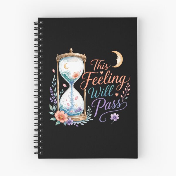 Item preview, This Feeling Will Pass Mental Health Reminder Sticker designed and sold by ArcanePrintsxo.