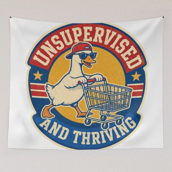 Item preview, Unsupervised and Thriving designed and sold by Peak Pop Studio..