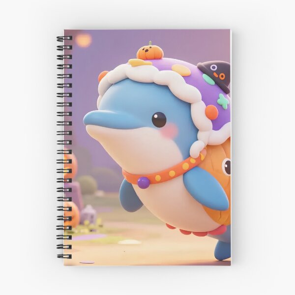 Item preview, Cute Halloween dolphin image artwork  designed and sold by AESTHETIC-FLAIR.
