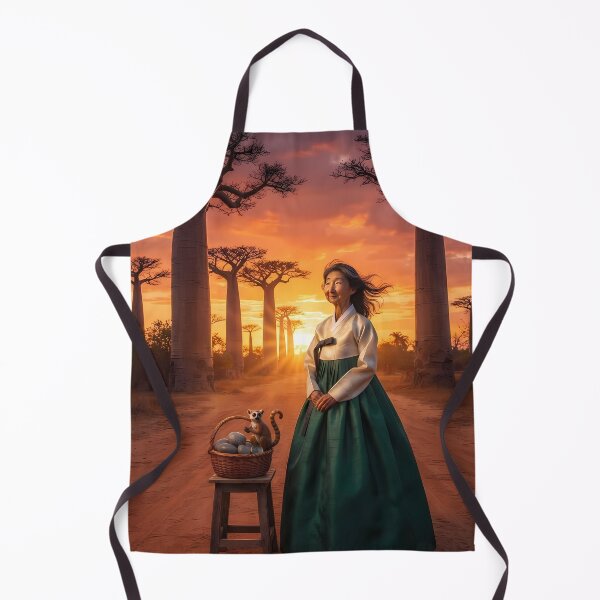 Item preview, Golden Roots: A Hanbok's Twilight at the Avenue of the Baobabs designed and sold by SOOstudio73.