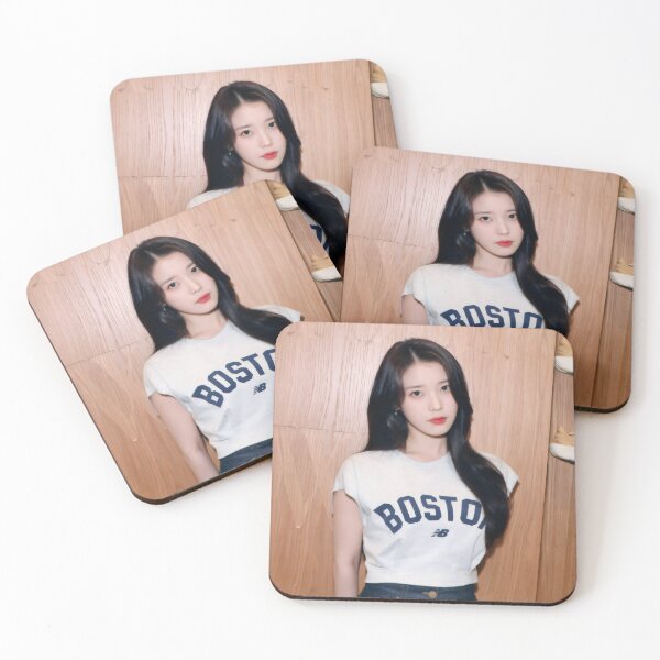 Item preview, Iu/Lee Ji-eun Boston Athleisure Chic Kpop Sticker designed and sold by Billy Morfo™.