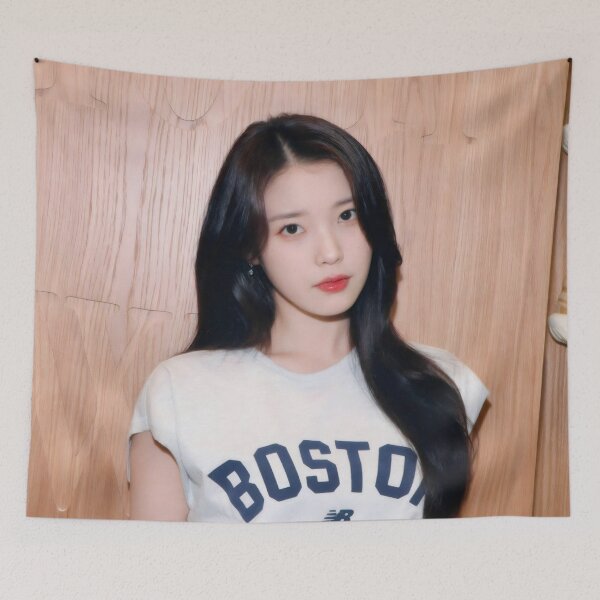 Item preview, Iu/Lee Ji-eun Boston Athleisure Chic Kpop Sticker designed and sold by William Cano.