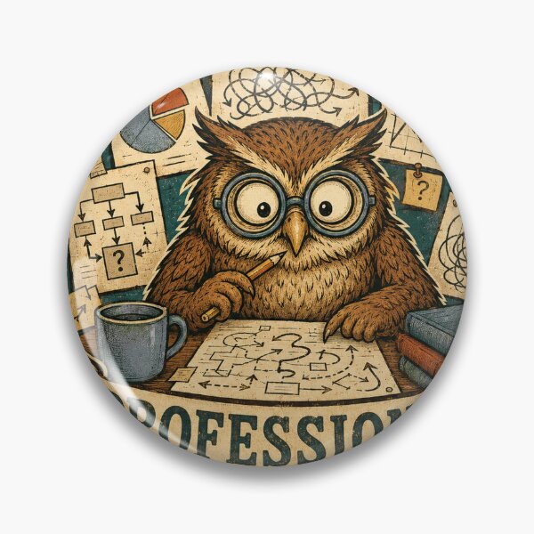 Item preview, Professional Overthinker designed and sold by Peak Pop Studio..
